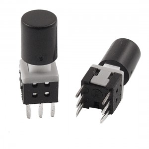 10x Momentary Tactile Tact Push Button Switch Non Lock 5.8x5.8x14mm 6 Pin w Cap