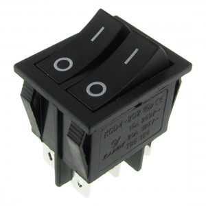 5x 6 Pin Double SPDT On-On 2 Way Snap In Boat Rocker Switch 15A/250V 20A/125V AC