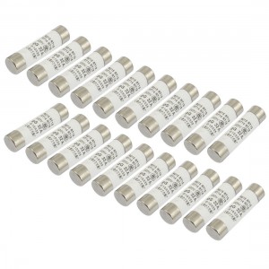 20 Pcs RO15 Series 500V 32A Cylinder Cap Ceramic Fast Blow Fuse Links 10x38mm