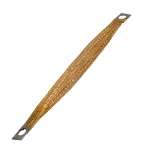 20cm Length 30-40KW Conductor Flat Copper Braided Wire Protecter