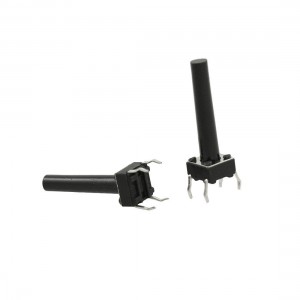 100 Pcs 6.2 x 6.2 x 21mm PCB Momentary Tactile Tact Push Button Switch 4 Pin DIP