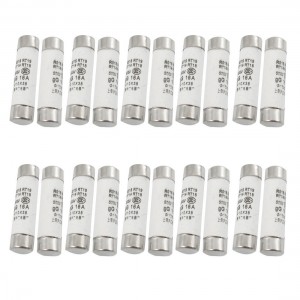20 Pcs RO15 Series 500V 16A Cylinder Cap Ceramic Fast Blow Fuse Links 10x38mm