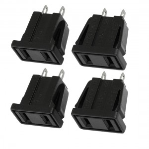 10 pcs US Type Panel Mounting AC Power Socket Outlet AC 125V 15A