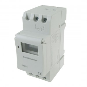DIN Rail Mounting Weekly Digital Programmable Electronic Timer THC15A DC 24V