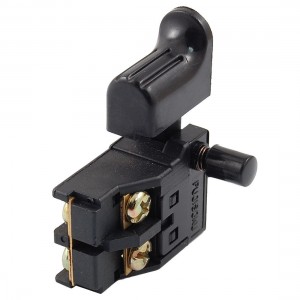 SPST Lock on Power Tool Trigger Button Switch AC 125V 6A