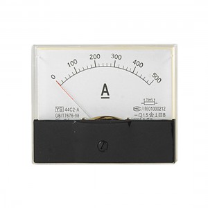 DC 0-500A Current Teasting Rectangle Panel Ampere Meter