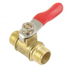16mm Male Thread Pipe Connector Lever Handle Ball Valve