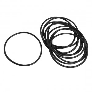 10 Pcs 70mm x 3mm x 64mm Mechanical Black NBR O Rings Oil Seal Washers