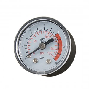 Air Compressor 10mm Male Thread 0-170PSI Pressure Gauge