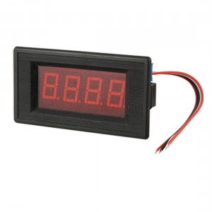 DC40A 3 1/2 Digital Red LED Panel Ammeter 4 Wires 75MV