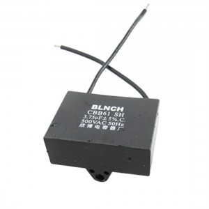 Black 3.75uF 500V AC Motor Running Run Capacitor