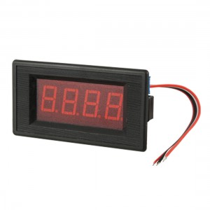 DC 200V 3 1/2 Digits Red LED Display Voltage Meter