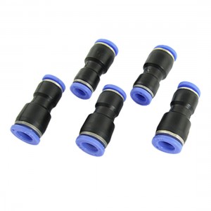 5 Pcs 6mm to 8mm Tube Quick Fittings Straight Connector