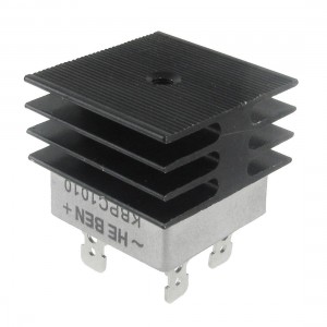 10A 1000V Metal Case Bridge Rectifier with Heatsink KBPC1010