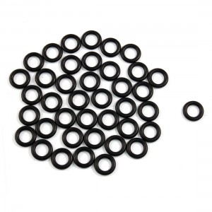 50 Pcs Mechanical Black NBR O Rings Oil Seal Washers 12mm x 2.5mm x 7mm