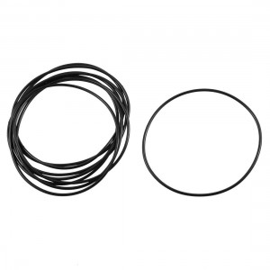 10 Pcs Black Rubber Oil Seal O Ring Gasket Washers 60mm x 57mm x 1.5mm