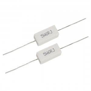 10x Axial Ceramic Cement Power Resistor 6 Ohm 5W 6R 5%