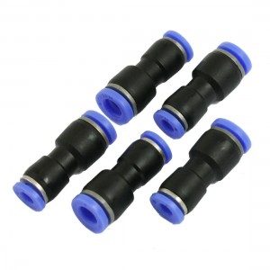 5 Pcs Quick Connector Straight Push In Fittings 4mm to 6mm