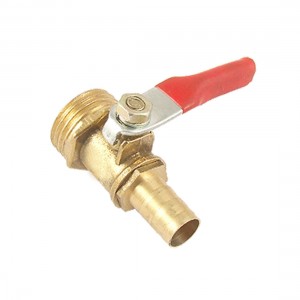 16mm Male Thread Gas Pneumatic Handle Lever Ball Valve Fabui