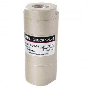 1/4" Port 7/16" Thread One Way Pneumatic Check Valve