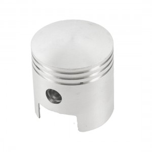 Silver Tone Aluminum Alloy 45mm x 45mm Engine Air Compressor Piston