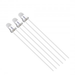 20 x 3mm Round Through Hole Purple LED Emitting Diodes