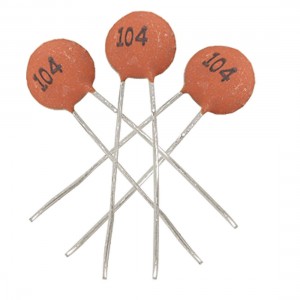 0.1uF DC 50V Low Voltage DIP Ceramic Disc Capacitors (Bag of 100)