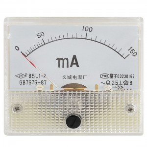 Beige Mounting Head Analog AC 0-150MA Scale Milliampere Meter Panel
