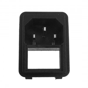 Clamp Type IEC 320 C14 Plug Power Inlet Male Panel Socket Connector 250VAC 10A