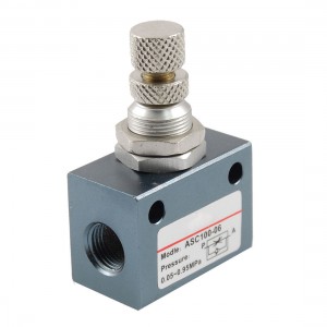 PT 1/8" Thread Bore One Way Flow Control Valve ASC100-06