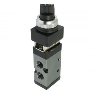 2 Position 5 Way Selector Knob Pneumatic Mechanical Valve