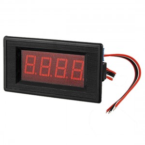 DC150A 3 1/2 Digital Red LED Panel Ammeter 5 Wires 75MV