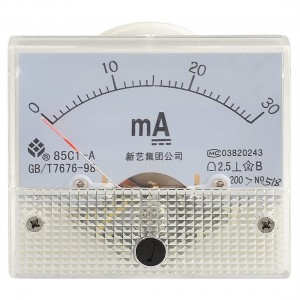 Screw Mounted DC 0-30MA Scale Range Milli Ampere Panel Meter Gauge