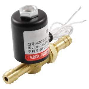 Brass Connector 2 Way Welding Machines Solenoid Valve DC 24V