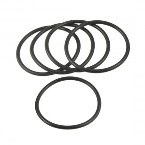 5 Pcs 60mm x 3.5mm x 53mm Flexible Rubber O Ring Seal Washer Black