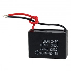 6uF 450V AC Metallized Polypropylene Film Motor Capacitor 