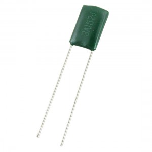 100 Pcs 1000V 0.0015uF 1500pF Polyester Film Capacitors 3A152J