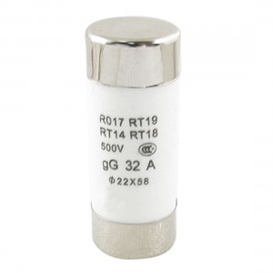 RO17 22mm x 58mm 500V 32A Cylindrical Caps Fuse Replacement