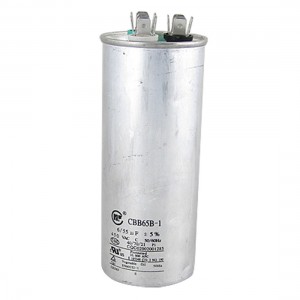 CBB65B-1 AC 450V 50/60Hz 6/55uF Motor Running Capacitor for Air Conditioner