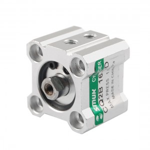 CQ2B16 5 16mm Bore 5mm Stroke Aluminum Alloy Pneumatic Air Cylinder
