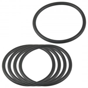 5 Pcs 54mm x 47mm x 3.5mm Flexible Rubber O Ring Seal Washer Black