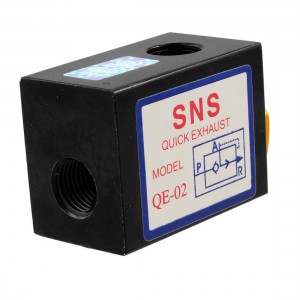 Black Gold Tone One Way QE-02 Quick Exhaust Mechanical Valve