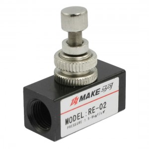 RE-02 1/4" Thread One-Way Restrictive Air Flow Control Valve