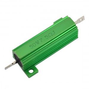 Chassis Mounted Aluminum Shell 50W Watt 7.5 Ohm Wirewound Resistor