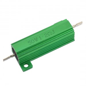 Aluminum Shell Chassis Mounted 50W Watt 1.2 Ohm Wirewound Resistor