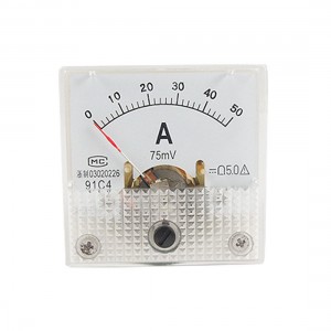 91C4 Class 5.0 Accuracy DC 0-50A Analog Panel Meter