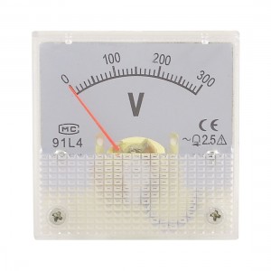 Plastic Housing AC 0-300V Scale Volt Panel Meter Gauge 45mmx45mm