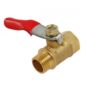Plastic Coated Quarter Turn Handle Full Port Ball Valve