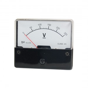 Fine Adjustable Dial Panel Meter Voltmeter DC 0-250V