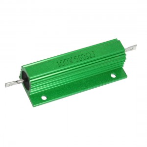 100 Watt 560 Ohm Chassis Mounted Green Aluminum Resistor